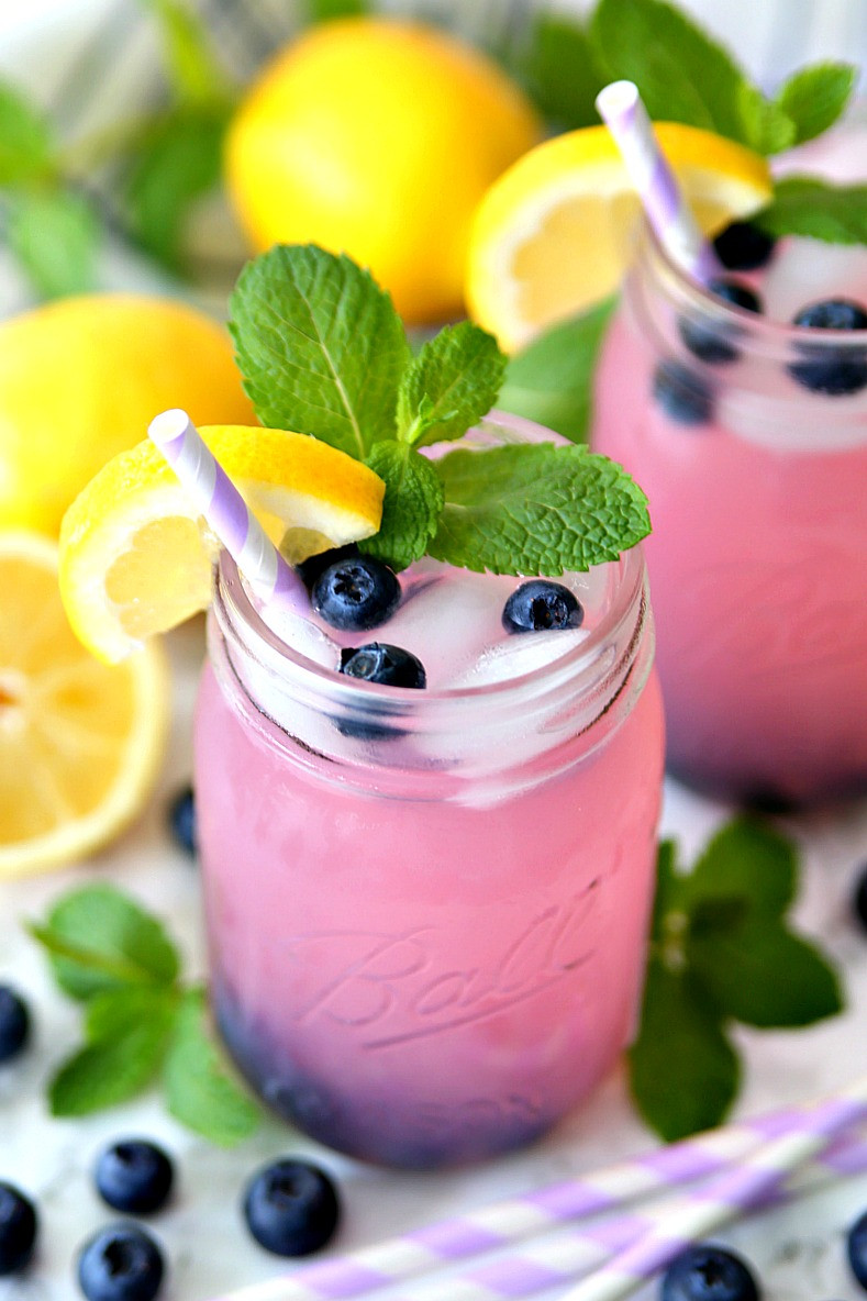 Blueberry Vodka Drinks
 Blueberry Vodka Pink Lemonade Happy Go Lucky