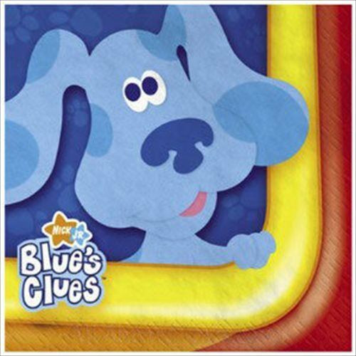 Blues Clues Birthday Party Supplies
 BLUE S CLUES Party SMALL NAPKINS 16 1st Birthday