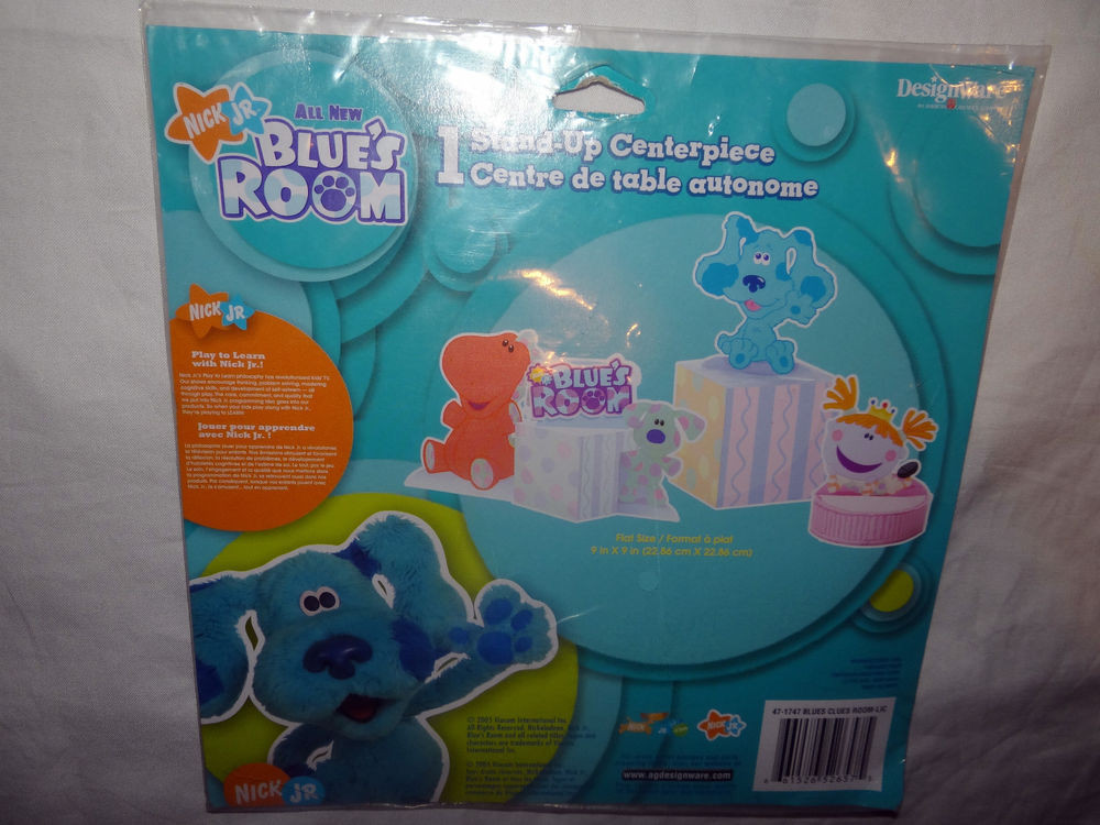 Blues Clues Birthday Party Supplies
 NEW BLUES CLUES BLUES ROOM CENTERPIECE PARTY SUPPLIES