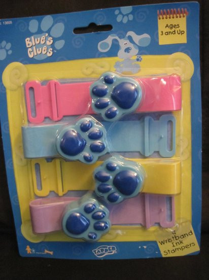 Blues Clues Birthday Party Supplies
 Blues Clues Wristband Ink Stampers 3 Sets Birthday Party