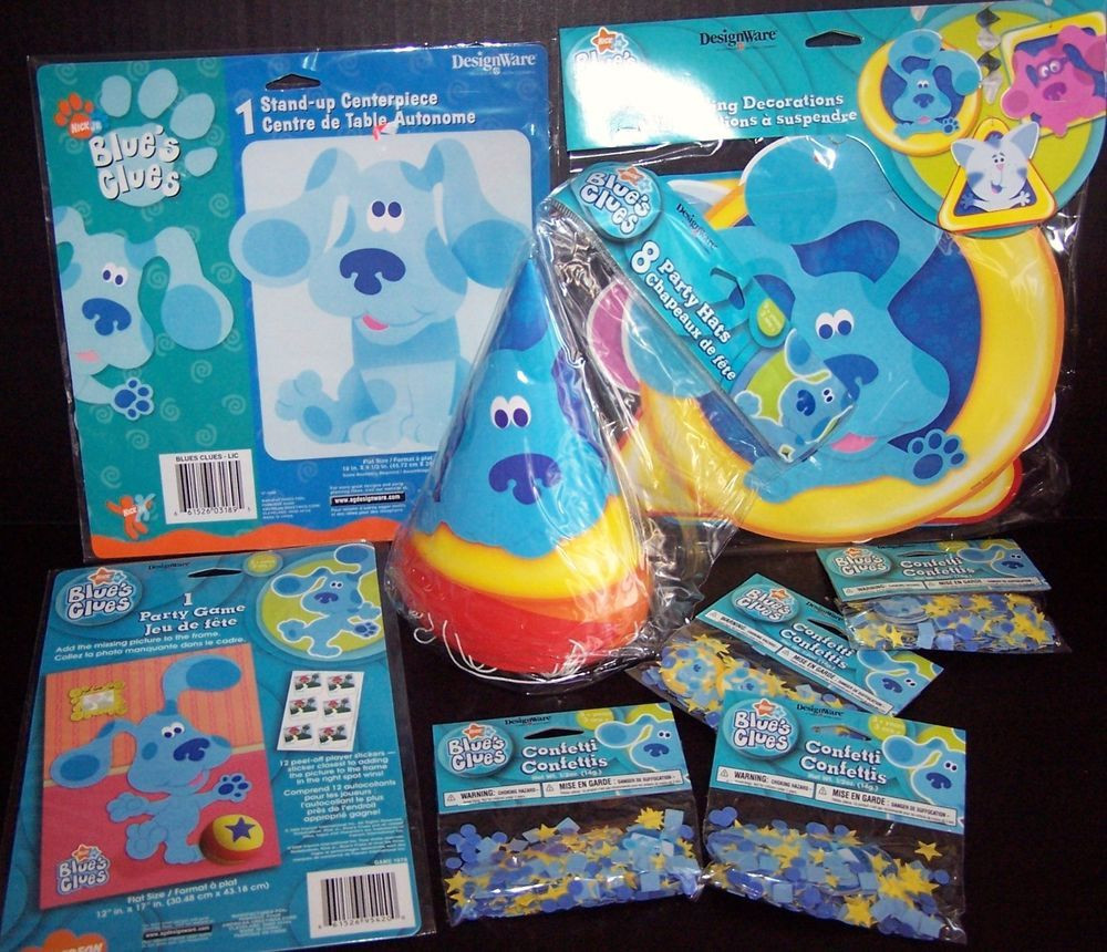 Blues Clues Birthday Party Supplies
 Details about Newest Mermaid Birthday Party Decorations