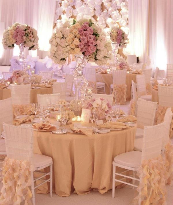 Blush Wedding Decor
 Planning Our Big Day Centerpieces and Wedding Colors