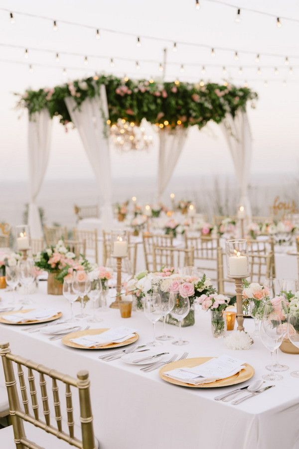 Blush Wedding Decor
 2017 Summer Wedding Color Trends Elegant Blush – Stylish