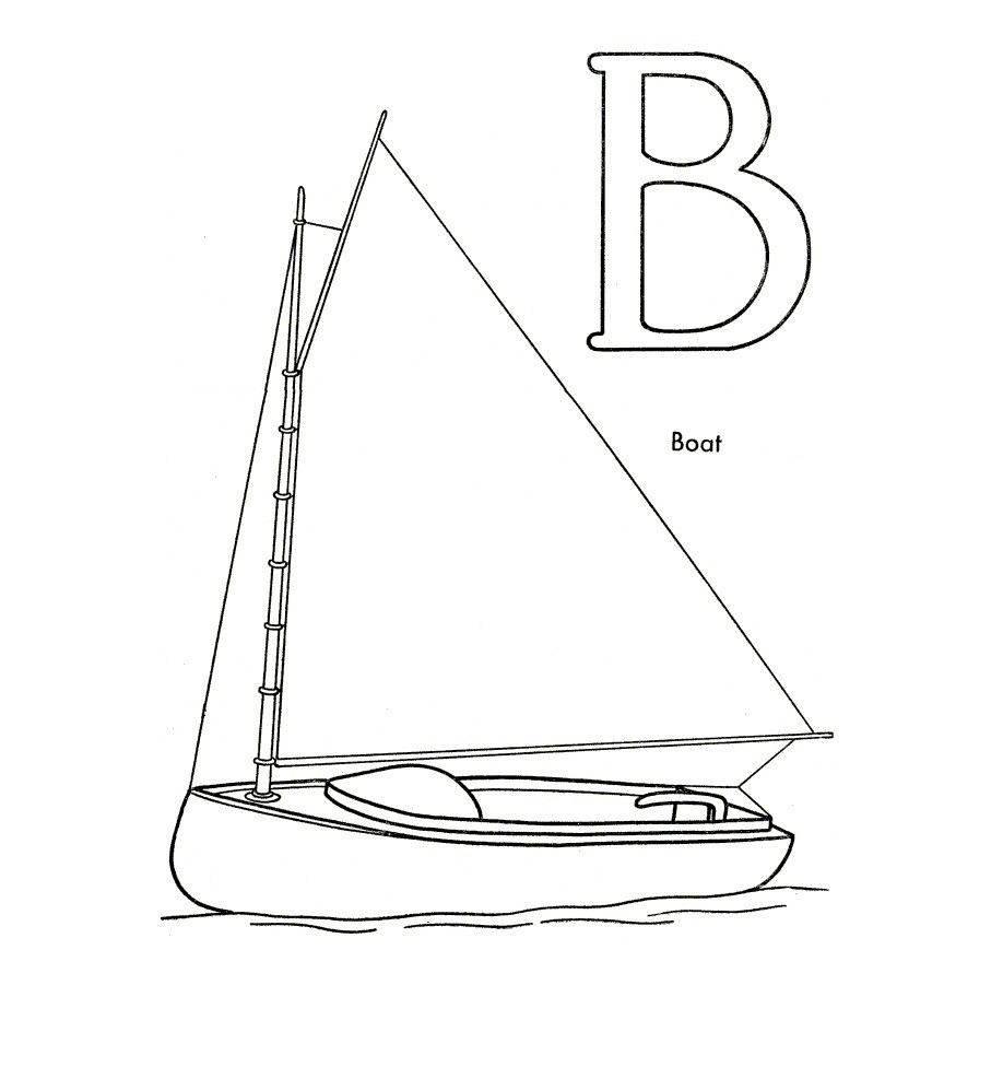 Boat Coloring Pages For Toddlers
 Free Printable Boat Coloring Pages For Kids Best