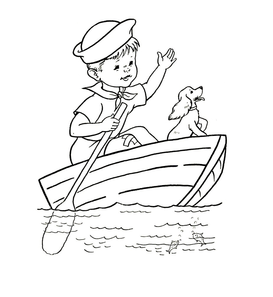 Boat Coloring Pages For Toddlers
 Free Printable Boat Coloring Pages For Kids Best