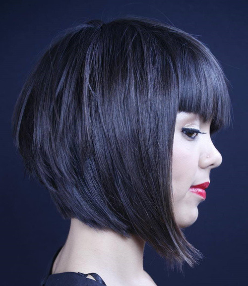 Bob Hairstyle With Bangs
 70 Best A Line Bob Haircuts Screaming with Class and Style