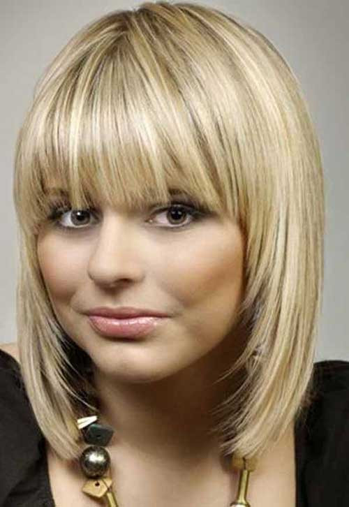 Bob Hairstyle With Bangs
 10 Bob Hairstyles With Bangs For Round Faces