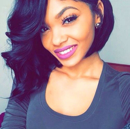 Bob Weave Hairstyle
 Best Hairstyles for Women Slay lipstick love Black