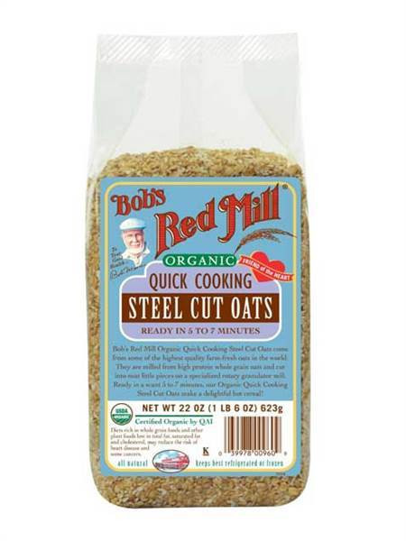 Bob'S Red Mill Quick Cooking Steel Cut Oats
 Best instant oatmeals TODAY