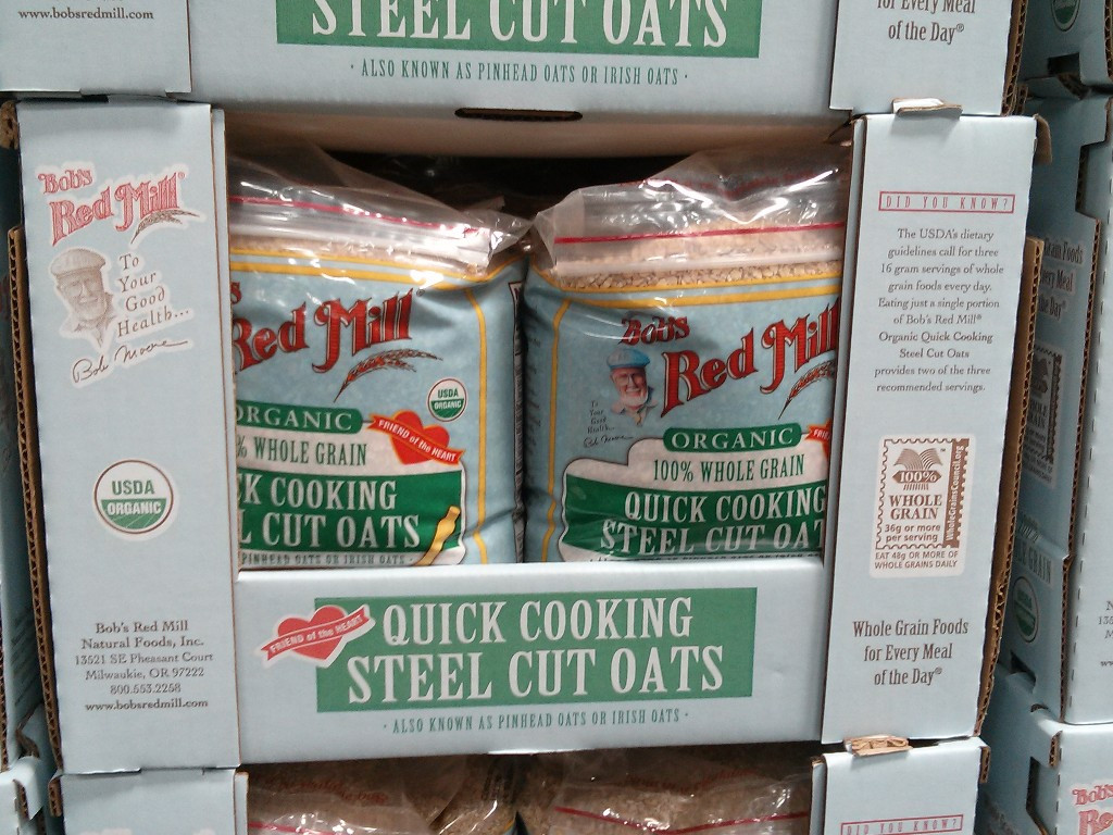 Bob'S Red Mill Quick Cooking Steel Cut Oats
 Bob’s Red Mill Quick Cooking Organic Steel Cut Oats