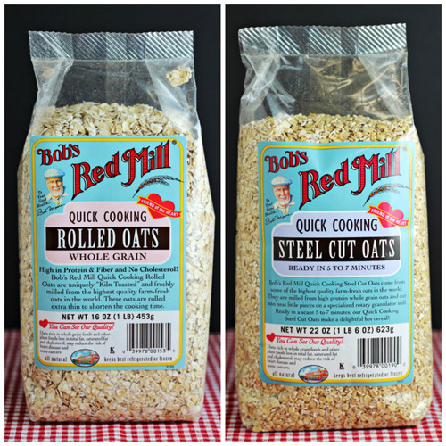 Bob'S Red Mill Quick Cooking Steel Cut Oats
 20 Creative Oatmeal Topping Ideas with free printable