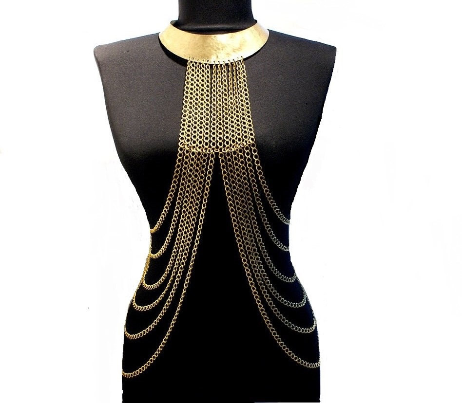 Body Jewelry Chains
 body chain necklace gold body chain necklace gold harness