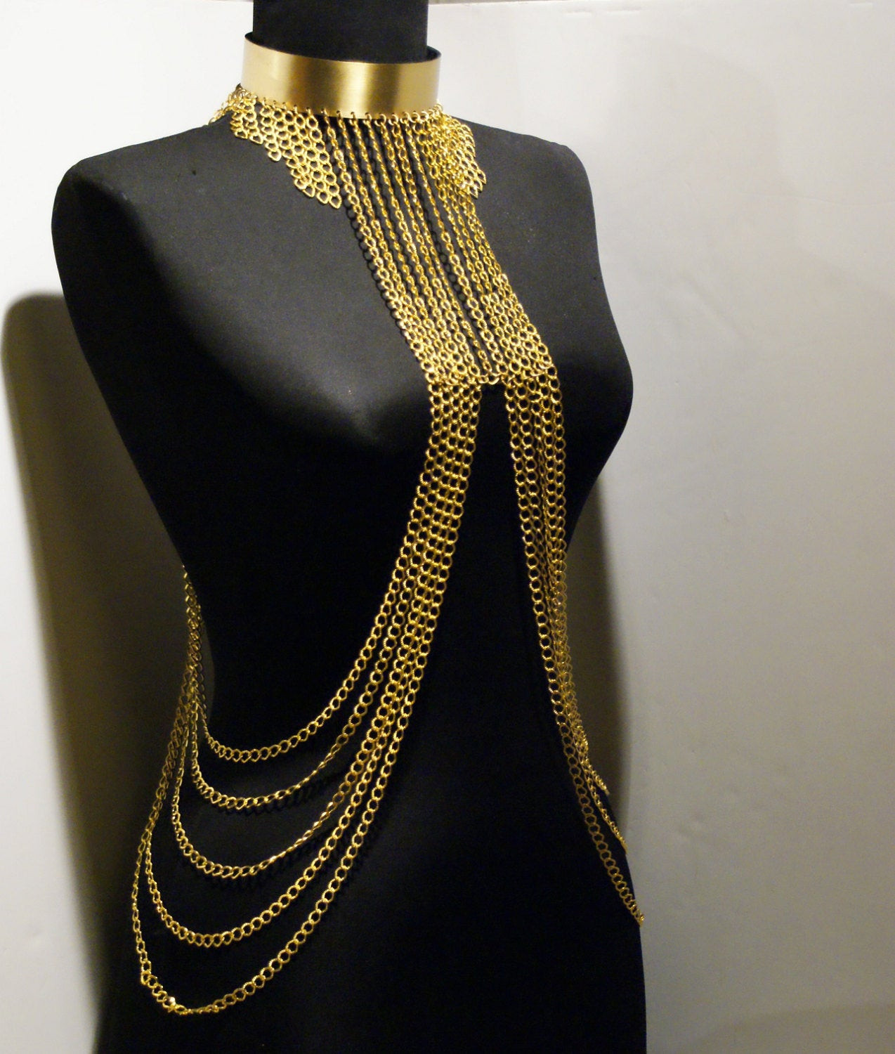 Body Jewelry Chains
 gold body chain body jewelry chain by BeyhanAkman on Etsy