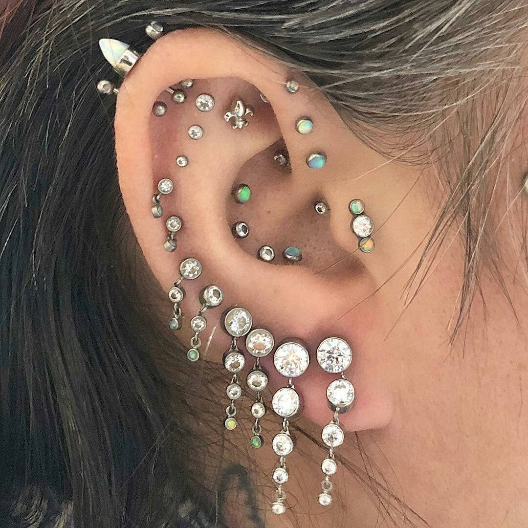 Body Jewelry Ears
 Pin by Leah on Ear Piercing