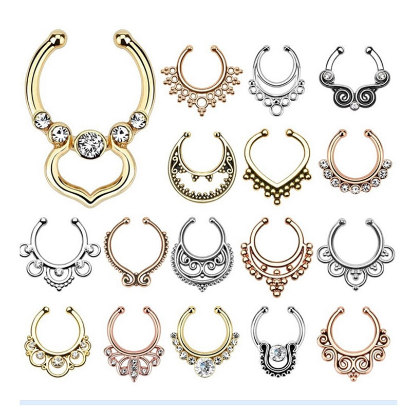 Body Jewelry Nose
 2019 New Cheap Fashion Trendy Piercing Fake Nose Rings