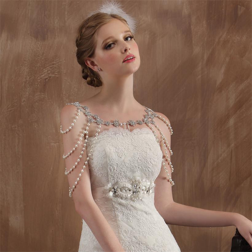 Body Jewelry Over Clothes
 2019 Vintage Fashion Elegant Wedding Bridal Crystal