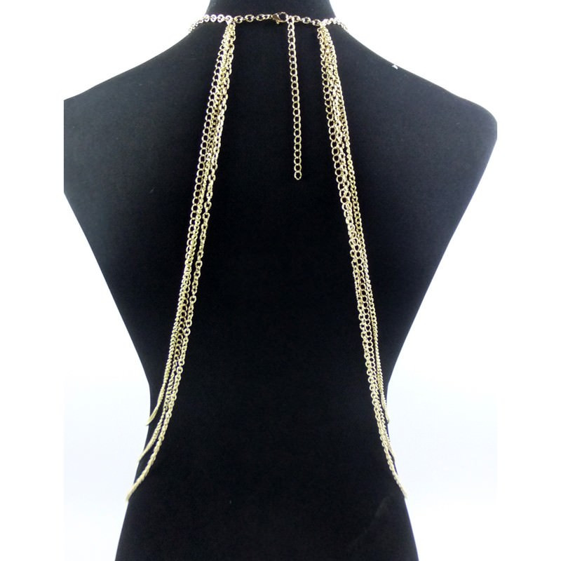 Body Jewelry Over Clothes
 New Fashion e Piece y Tassel Collar Body Chain