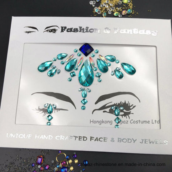 Body Jewelry Stickers
 China Face Jewels Gems Bindi Body Jewelry Stickers