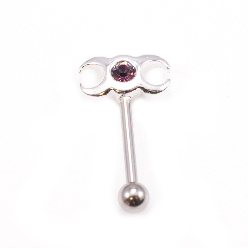 Body Jewelry Unique
 Barbell Cartilage Tragus Earring Unique Design with Jewel
