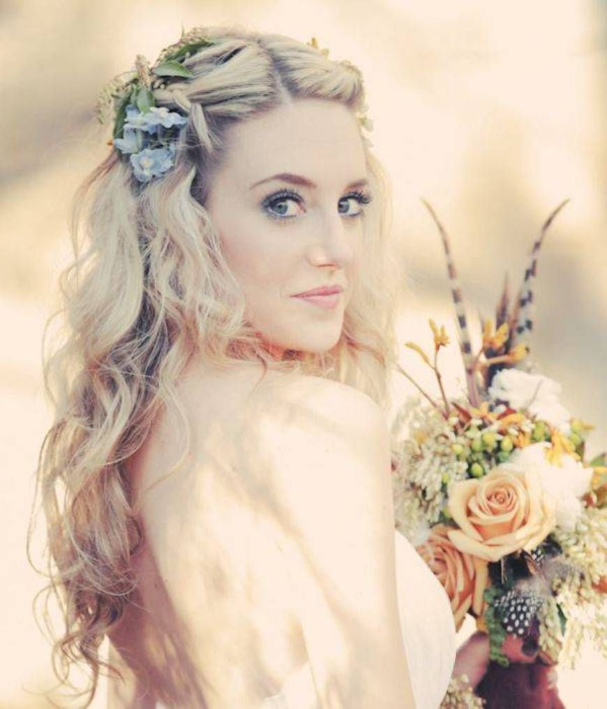 Bohemian Wedding Hairstyle
 Bohemian Wedding Hairstyles For Long Hair happyeverafter