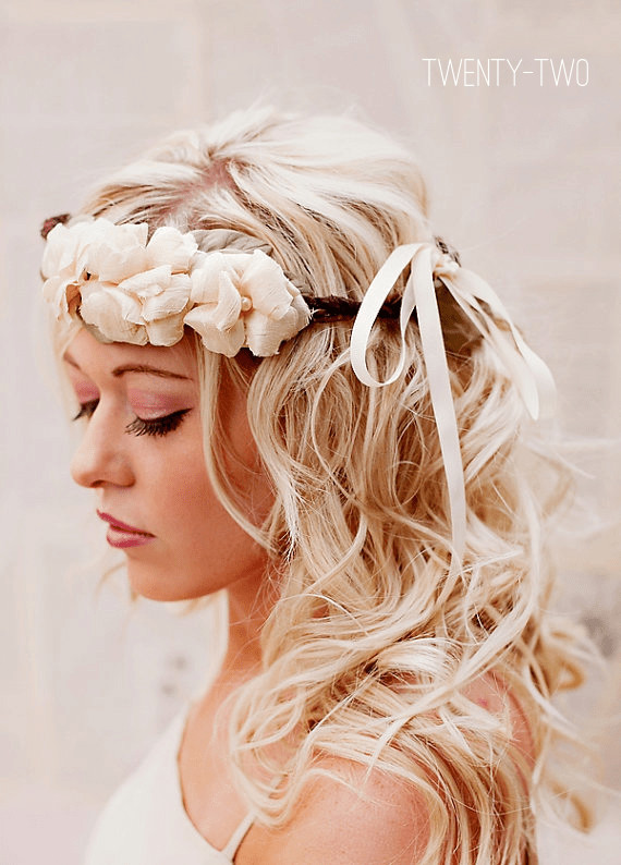 Bohemian Wedding Hairstyle
 Bohemian Wedding Handmade Wedding