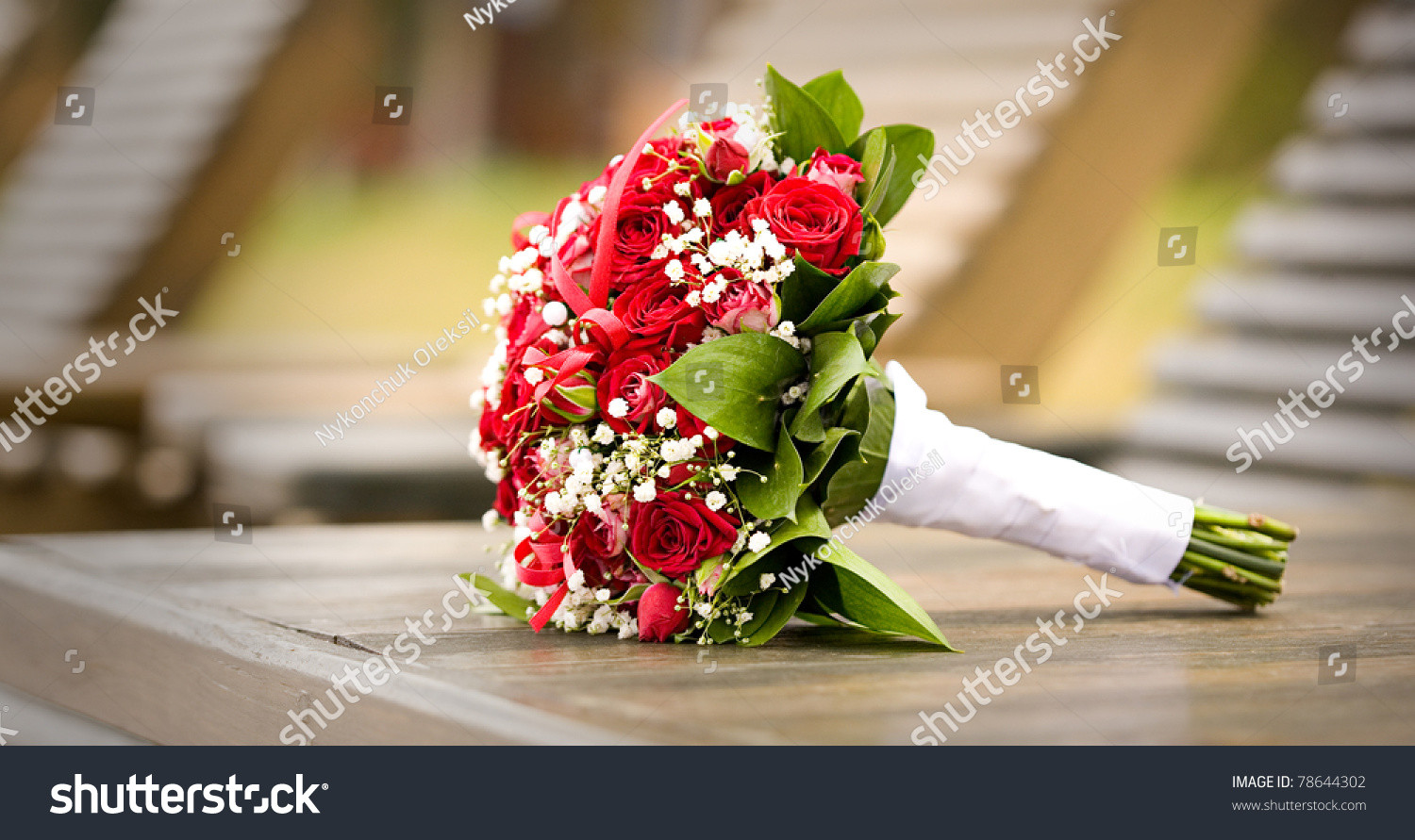 Bokeh Flowers Wedding
 Wedding Flowers Isolated With Bokeh Stock