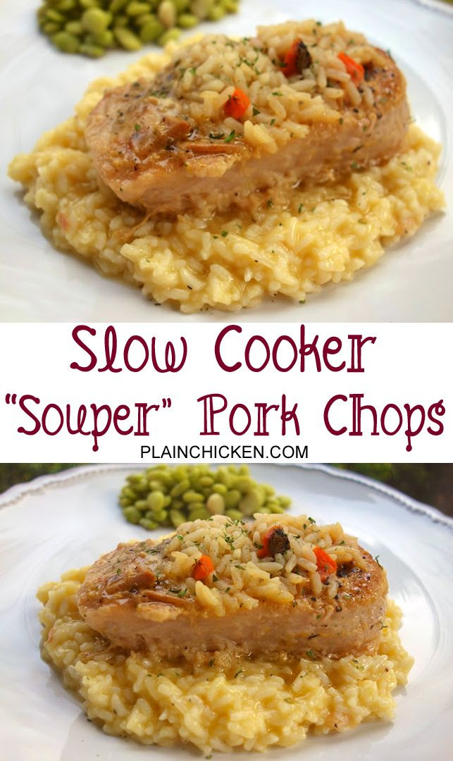 Boneless Pork Chops Crock Pot
 Slow Cooker Souper Pork Chops boneless pork chops slow