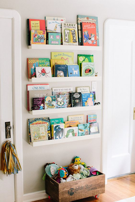 Book Storage Kids Room
 25 Space Saving Kids’ Rooms Wall Storage Ideas Shelterness