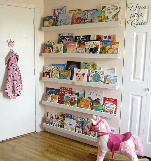 Book Storage Kids Room
 Use the Empty Space Behind Your Doors for Books in 2019