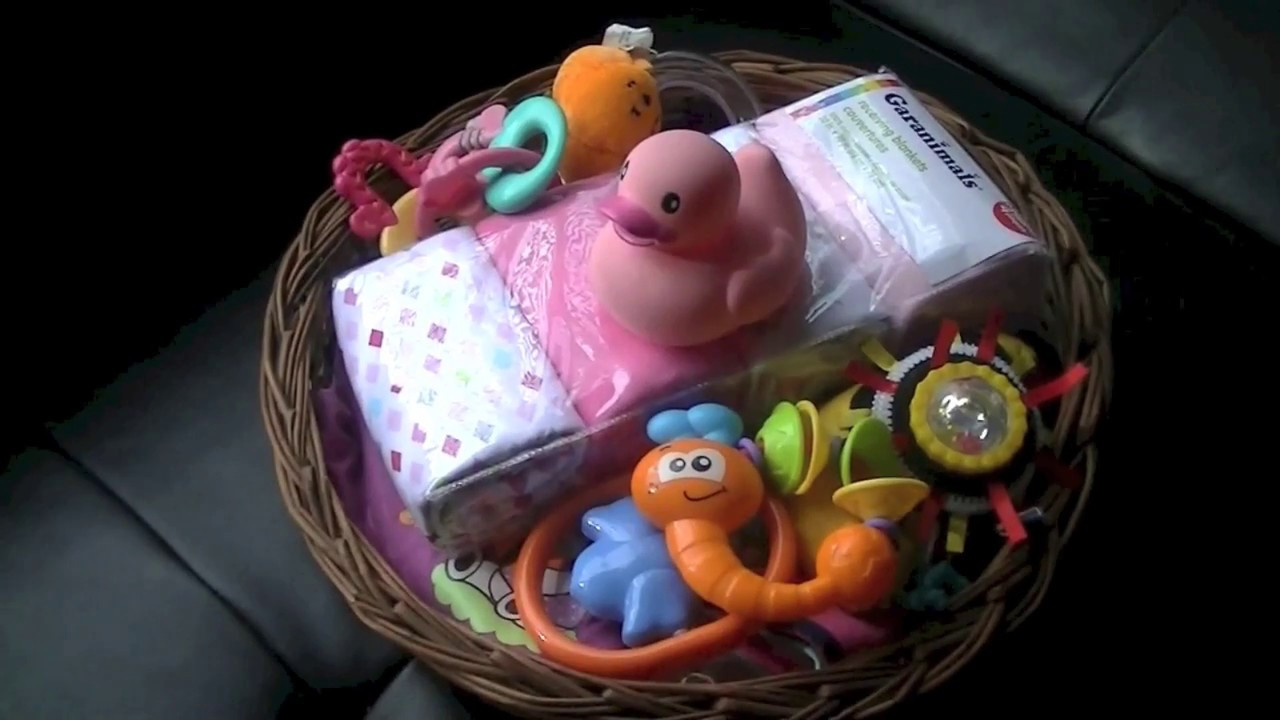 Born Baby Gift Ideas
 How to make a t basket for New born
