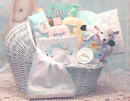 Born Baby Gift Ideas
 Newborn Baby Blue Bassinet Gift Collection