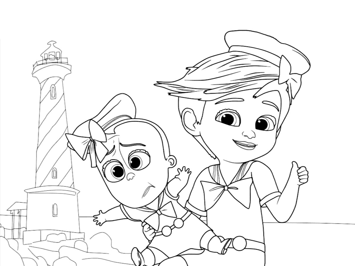 Boss Baby Coloring Pages
 Top 10 The Boss Baby Coloring Pages
