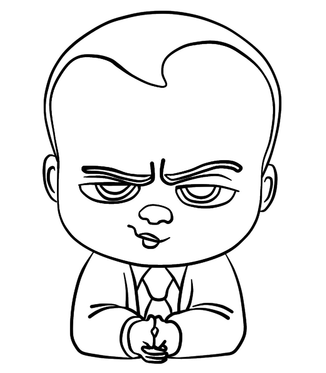 Boss Baby Coloring Pages
 Top 10 The Boss Baby Coloring Pages
