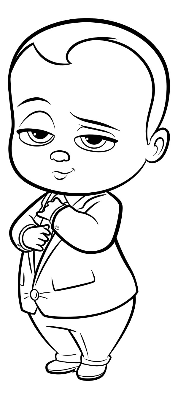 Boss Baby Coloring Pages
 The Boss Baby coloring pages to and print for free