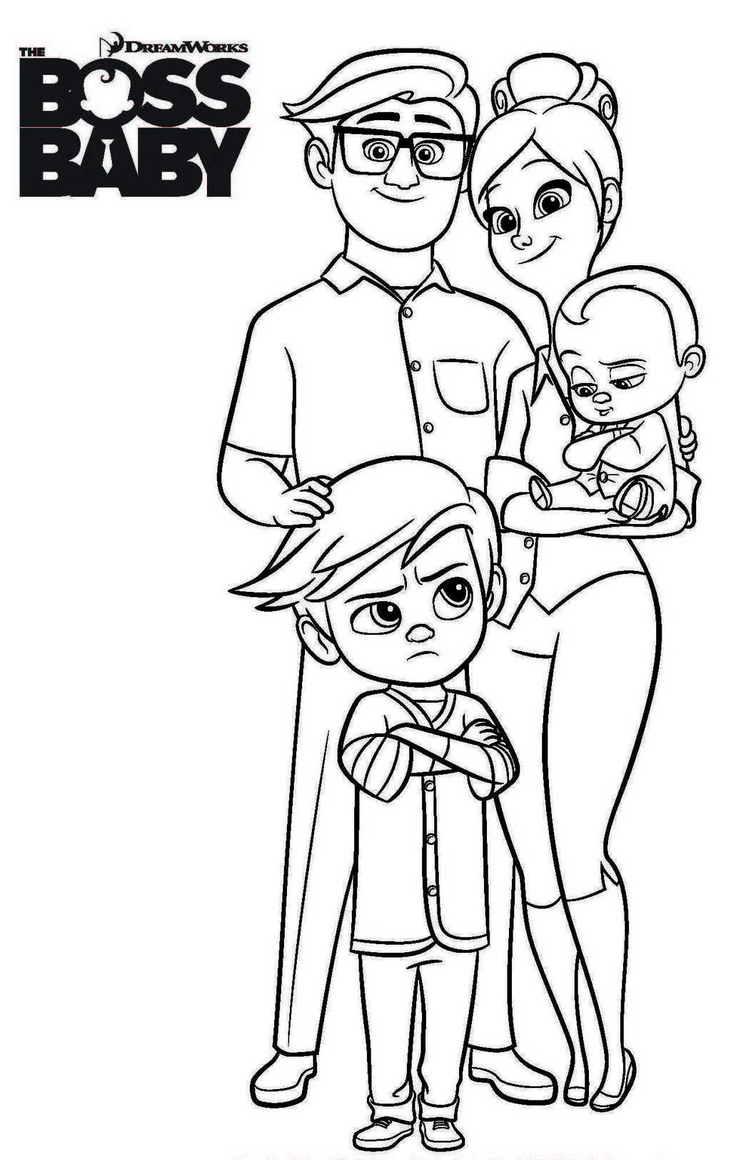 Boss Baby Coloring Pages
 The Boss Baby Coloring Pages