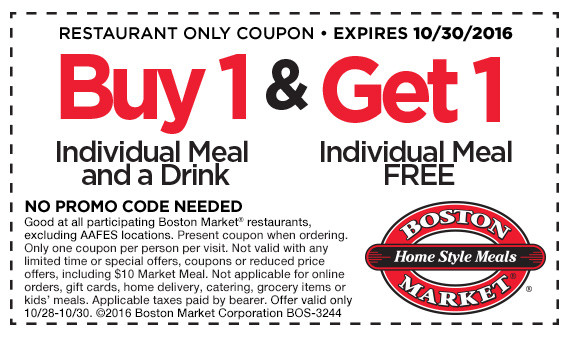 Boston Market Thanksgiving Dinner 2020
 Boston Market Coupons 🛒 Shopping Deals & Promo Codes