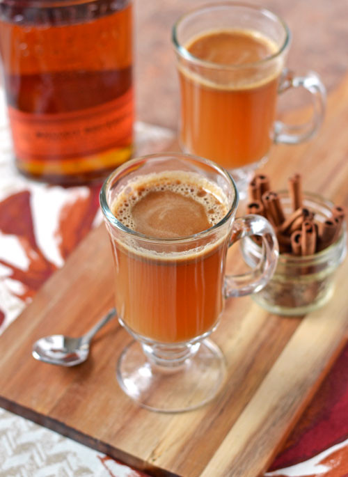 Bourbon Holiday Drinks
 Hot Buttered Bourbon Cocktail