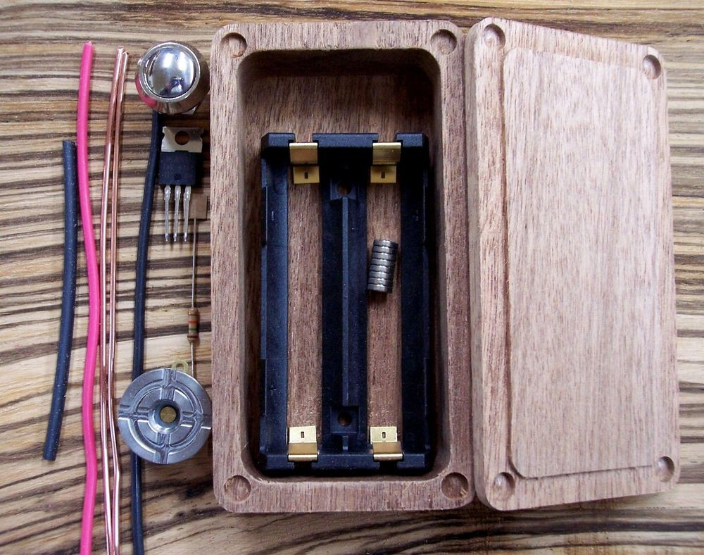 Box Mod Kit DIY
 Wood Box Mod Kit Enclosure DIY Mosfet Hammond 1590g