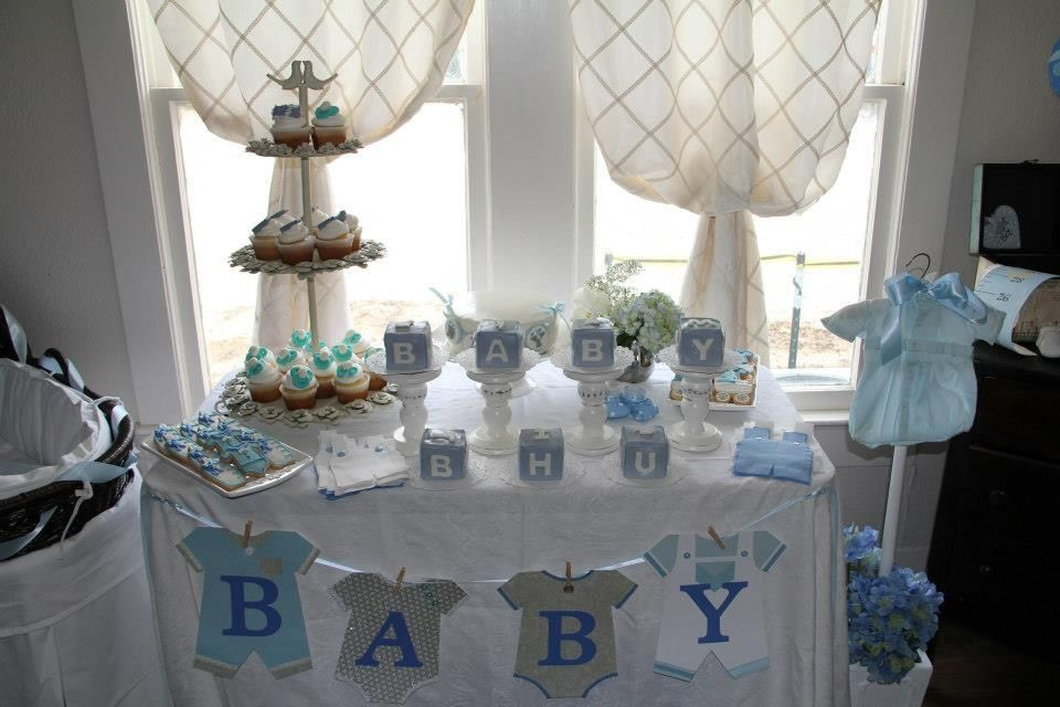 Boy Baby Shower Table Decoration Ideas
 My Baby Shower Cake Table