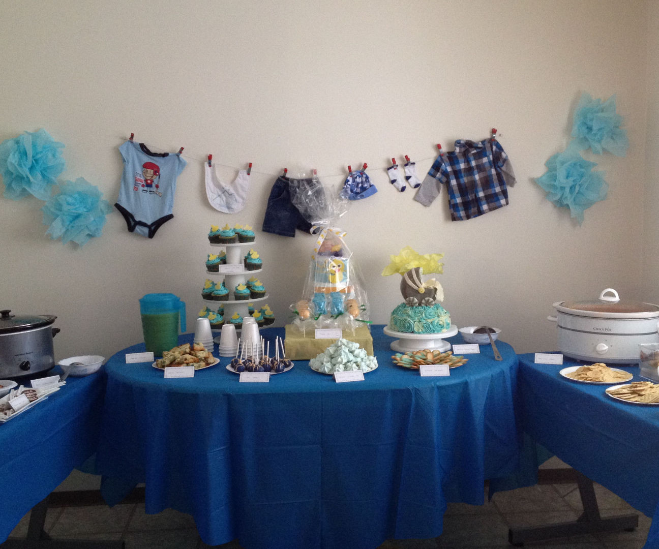 Boy Baby Shower Table Decoration Ideas
 Party Table Idea It s A Boy Baby Shower