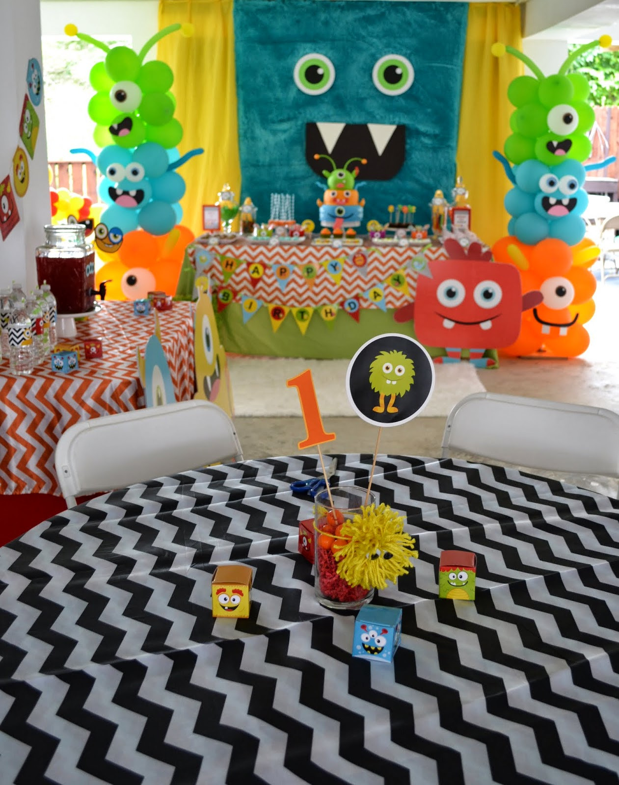 Boy Birthday Party
 Partylicious Events PR Little Monster Birthday Bash