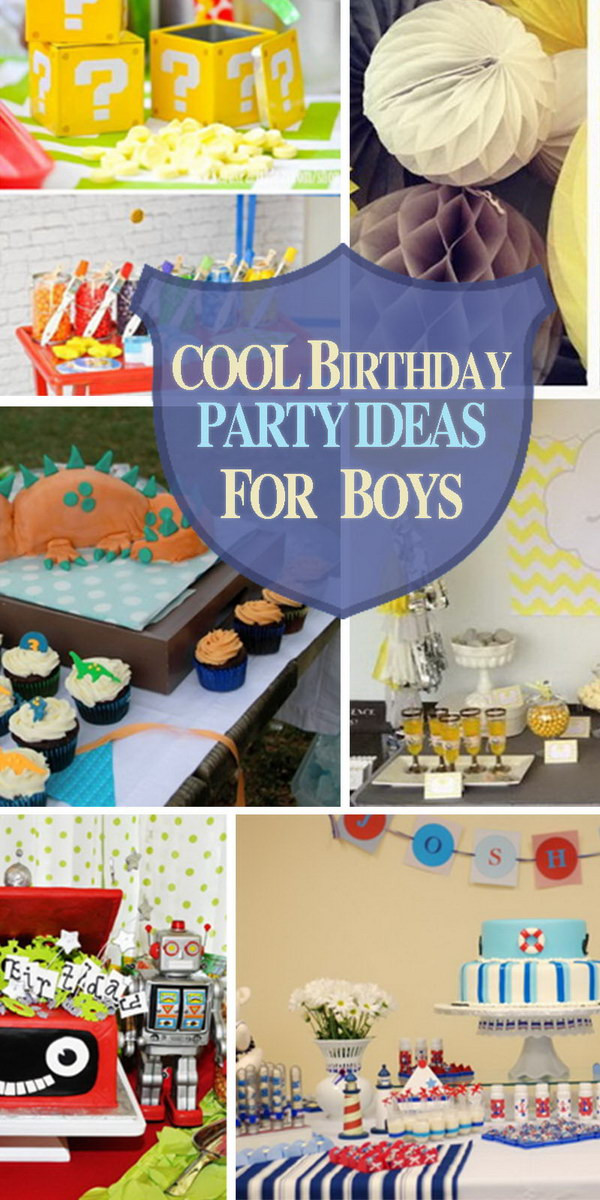 Boy Birthday Party
 Cool Birthday Party Ideas for Boys Hative