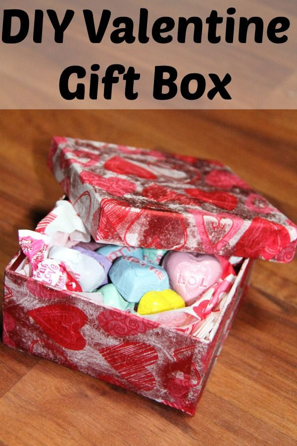 Boy Gift Ideas For Valentines
 DIY Valentine Craft Gift Box