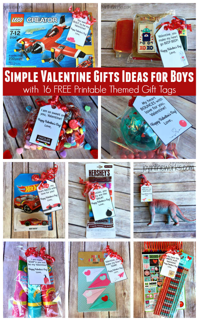 Boy Gift Ideas For Valentines
 Simple Valentine Gift Ideas for Boys Joy in the Works