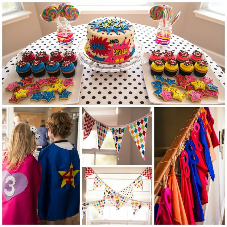 Boy Girl Birthday Party Ideas
 Birthday party decoration ideas for twins