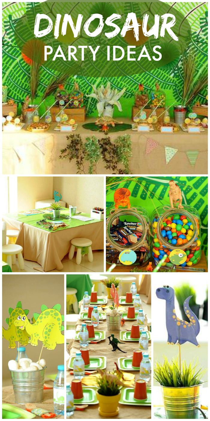 Boy Girl Birthday Party Ideas
 This dinosaur boy birthday party features an amazing