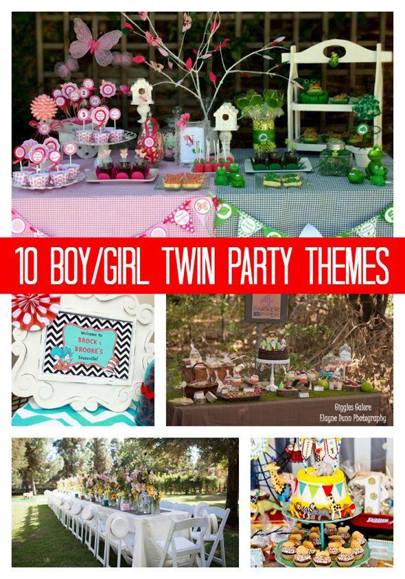 Boy Girl Birthday Party Ideas
 10 Party Ideas For Boy Girl Twins Pretty My Party twins