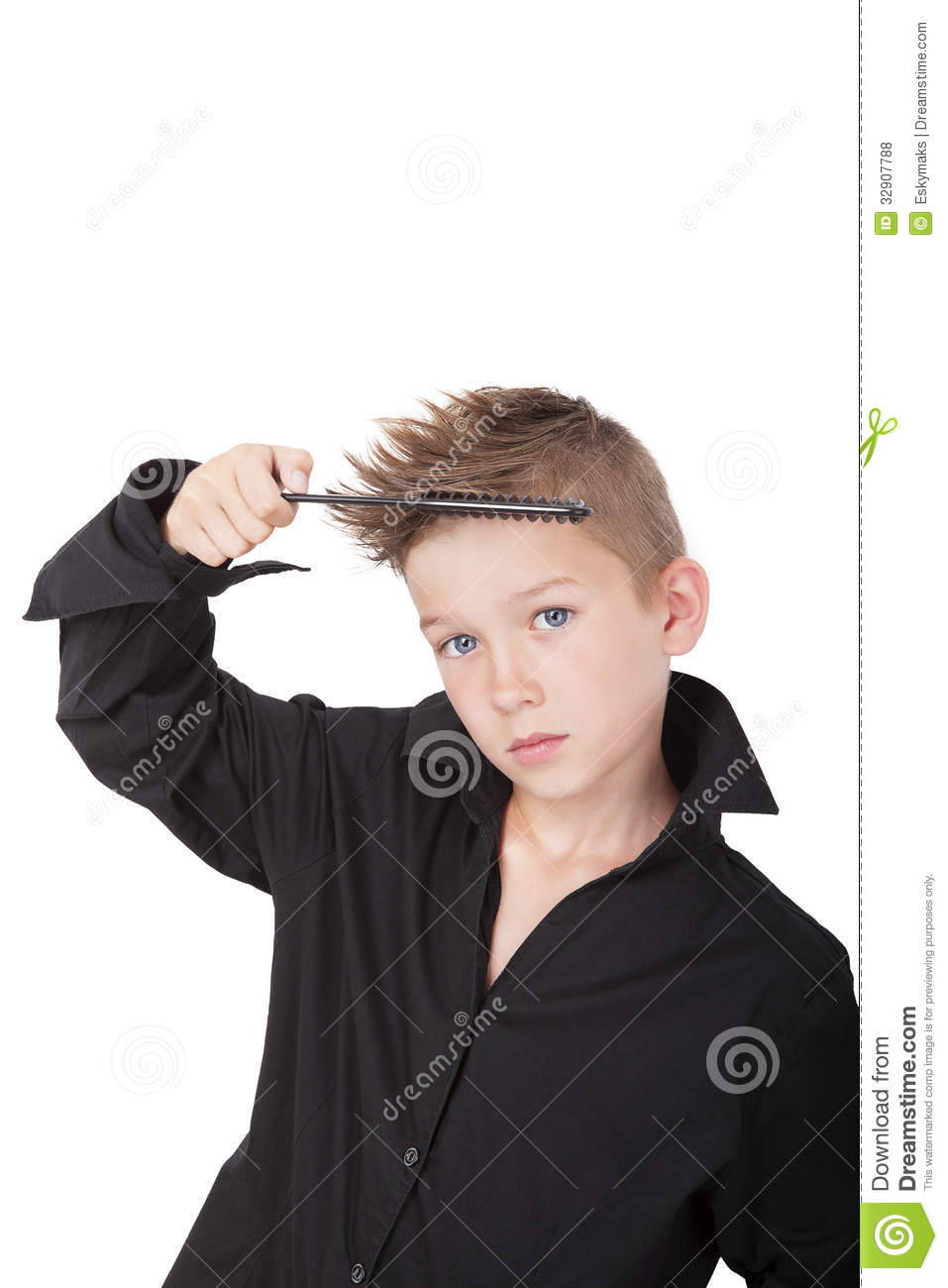 Boy Hipster Haircuts
 Boy With Cool Hipster Haircut Royalty Free Stock s