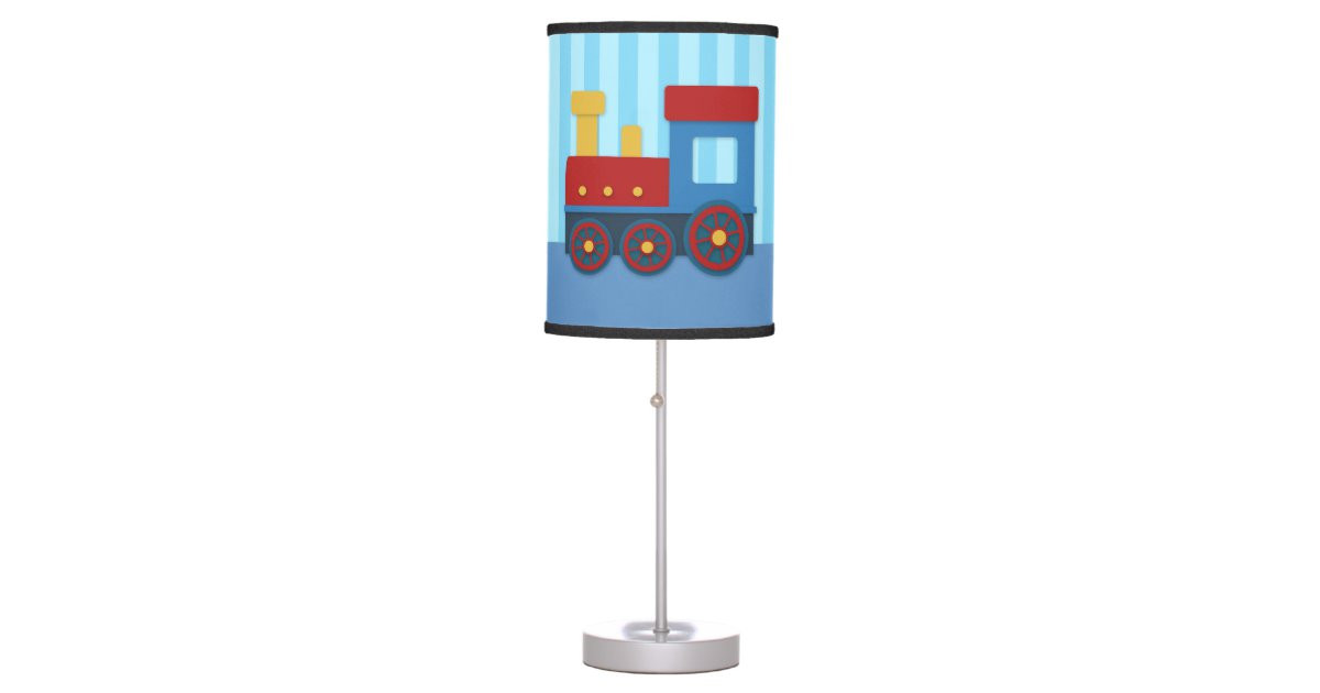 Boy Lamps For Bedroom
 Cute and Colourful Train for Boys Bedroom Desk Lamp