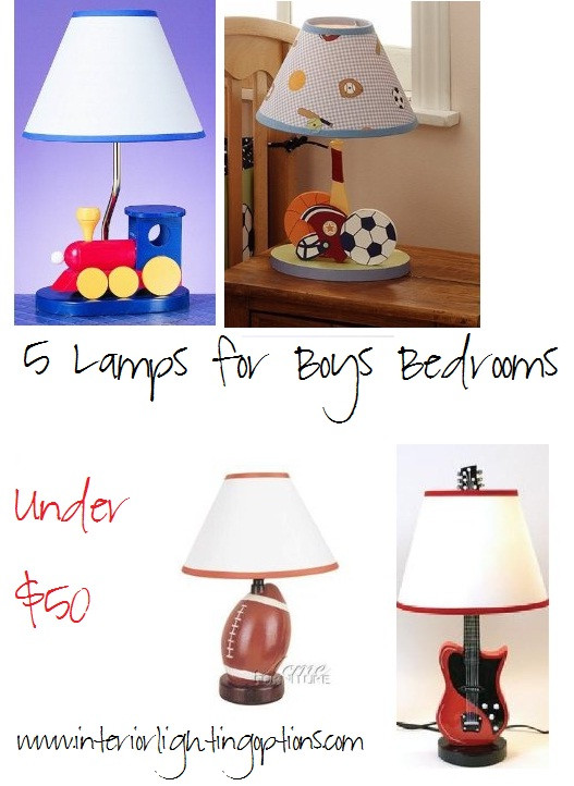 Boy Lamps For Bedroom
 Novelty Lamps for Boys Bedrooms Interior Lighting